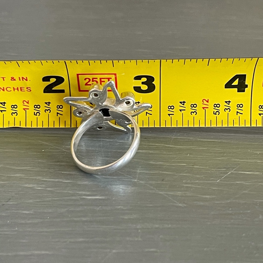 ⭐️ Black Onyx Sterling Silver Ring - Picture 9 of 10